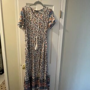 Floral Print Maxi Dress